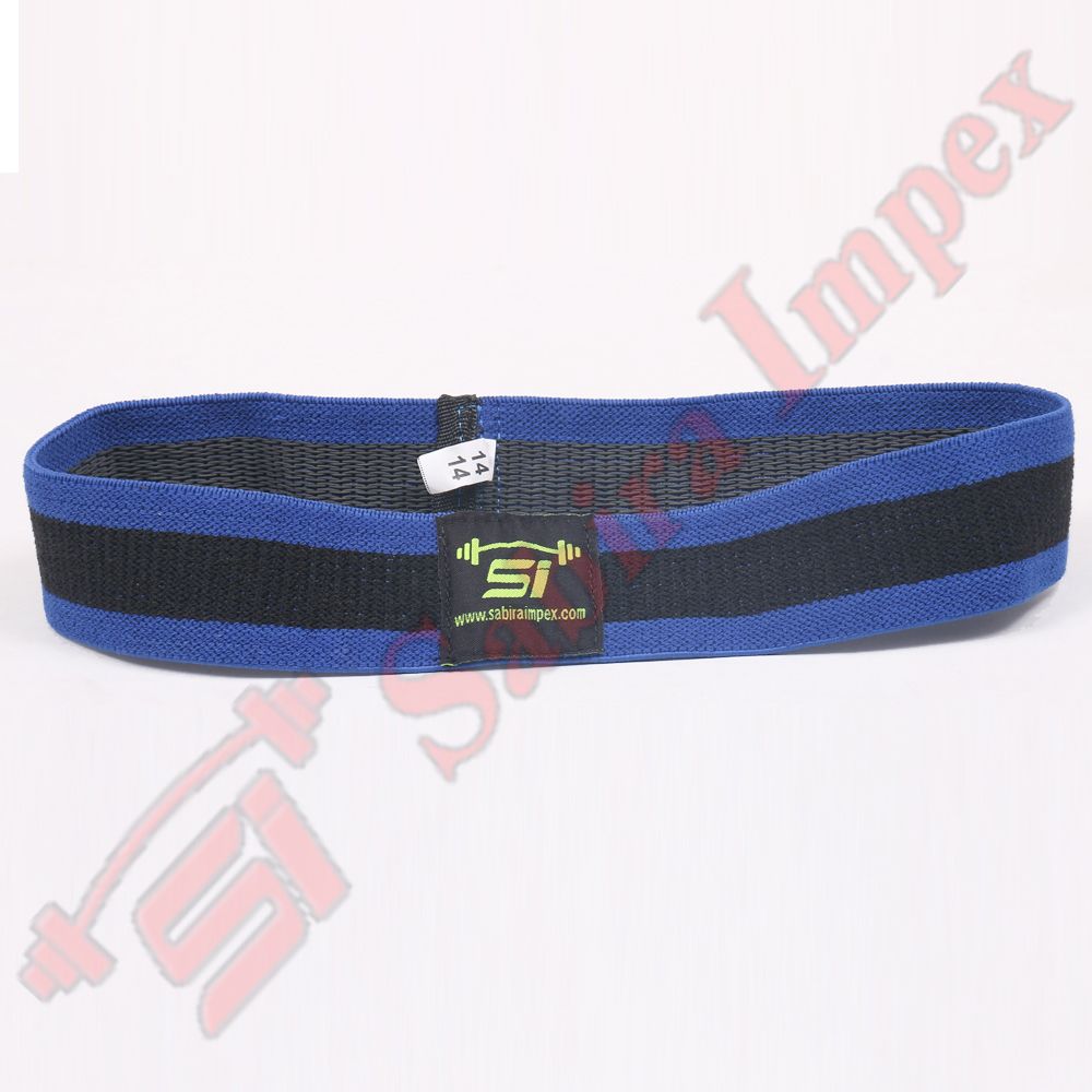 BLUE/BLACK ANTI-SLIP HIPBANDS (2inch Wide)