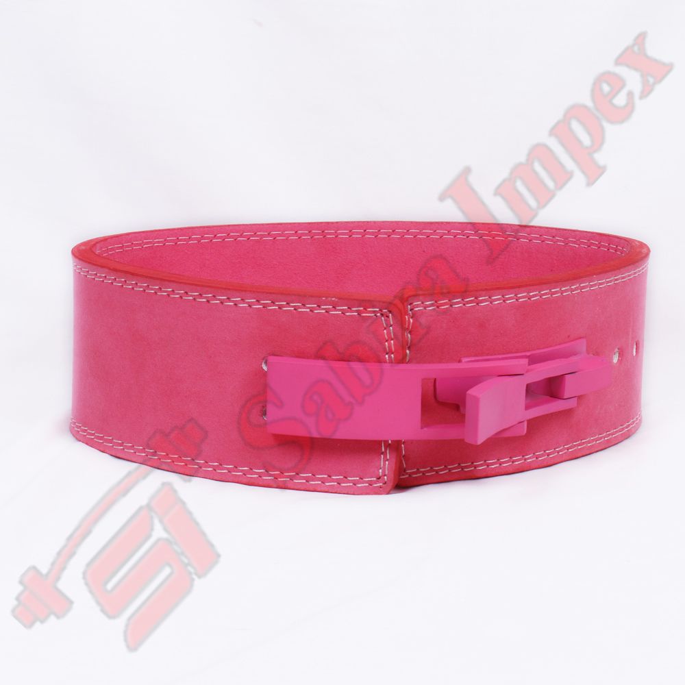 LEVER BUCKLE BELT PINK (With Pink Lever Buckle)