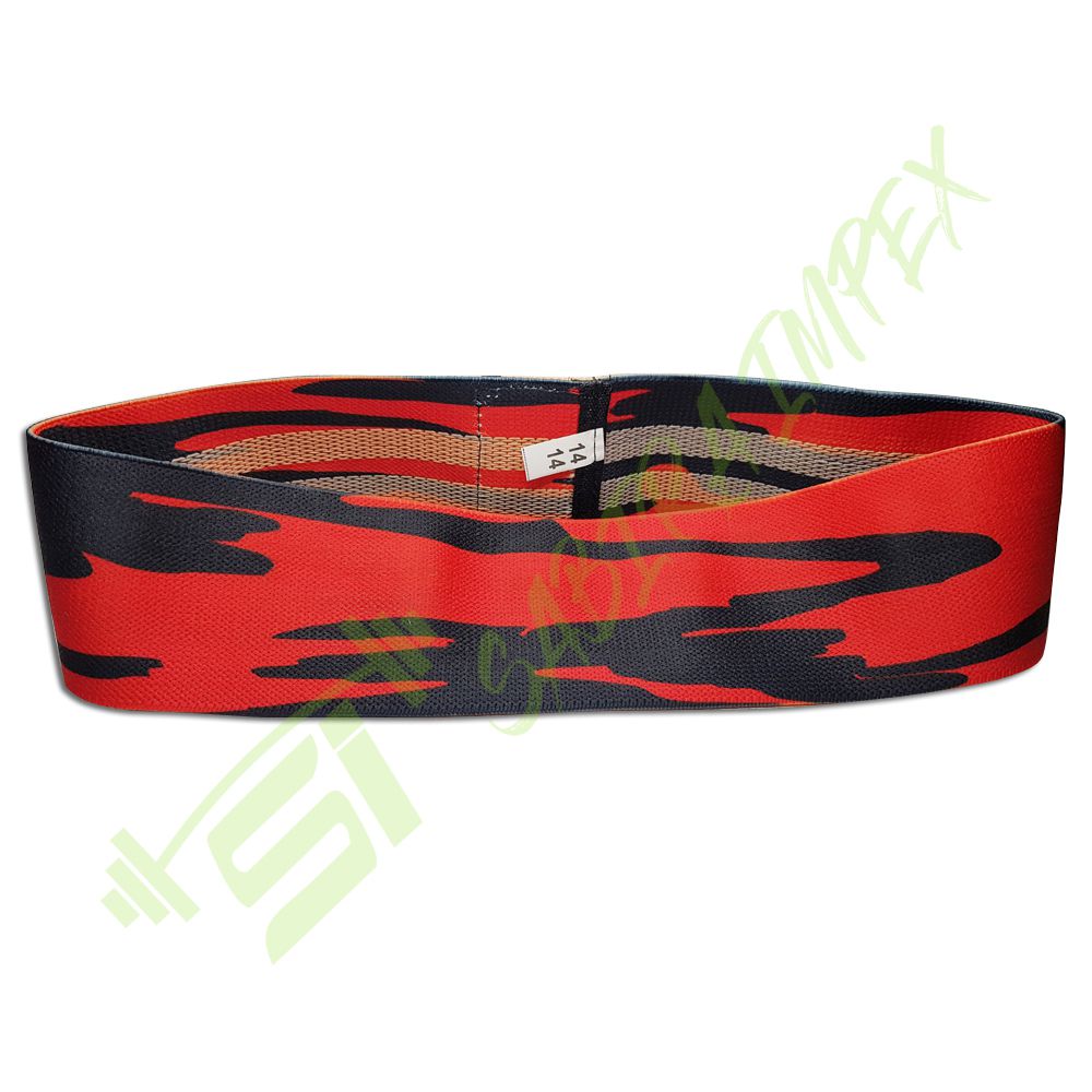 RED BLACK CAMO SUBLIMATION ANTI-SLIP HIPBANDS